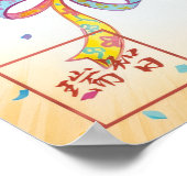 Ki: Elegant Calligraphy "Joy" Art260020006 Poster (Hoek)