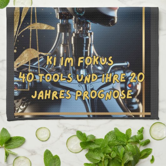 KI im Fokus Theedoek (Gevouwen)