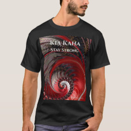 Kia Kaha Blijf sterk in het T-shirt van het Man
