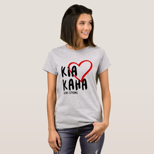 kia kaha t-shirt (Voorkant volledig)