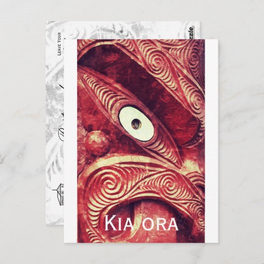 kia ora briefkaart (Voorkant / Achterkant)
