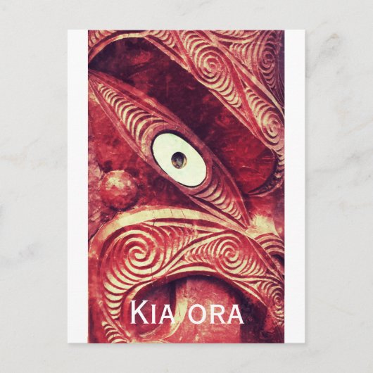 kia ora briefkaart (Voorkant)
