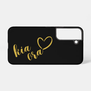 KIA ORA GOUD SCRIPT KIWI NIEUW-ZEELAND NZ MAORI SAMSUNG GALAXY HOESJE
