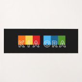 Kia Ora, Kiwi Greeting uit Nieuw-Zeeland Yogamat (Voorkant (horizontaal))