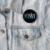 KIA ORA KIWI GREETST 6 CM RONDE BADGE RONDE BUTTON 5,7 CM (In situ)