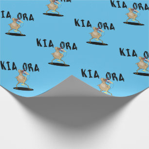 Kia ora Kiwi Te Reo Groet Cadeaupapier