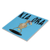 Kia ora Nieuw-Zeelandse Maori Taal Tegeltje (Zijkant)