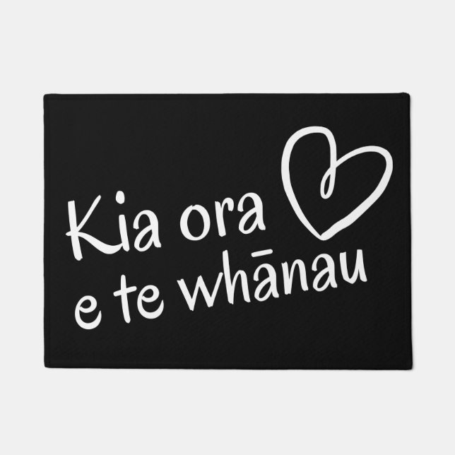 Kia Ora, Welkom Mat Aotearoa NZ (Voorkant)