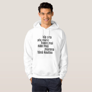 KIA ORANZ MĀORI KIWI GROETEN NIEUW-ZEELAND HOODIE