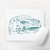 Kia Soul EV 2015 Muismat (Met muis)