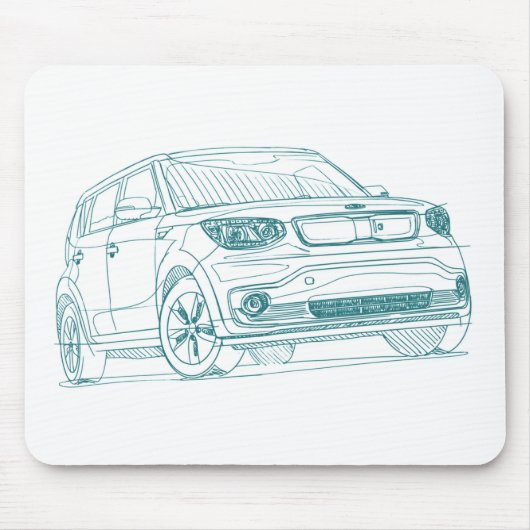 Kia Soul EV 2015 Muismat (Voorkant)