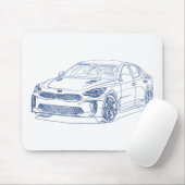 Kia Stinger 2018 Muismat (Met muis)