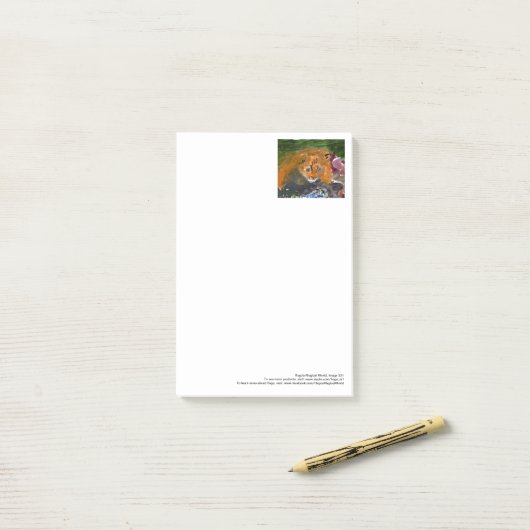 Kia the cat large post-it notes (Op bureau)