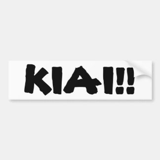 KIAI! BUMPERSTICKER