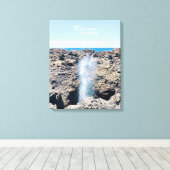 Kiama Blogehele NSW Australië Canvas Afdruk (Insitu (Houten vloer))