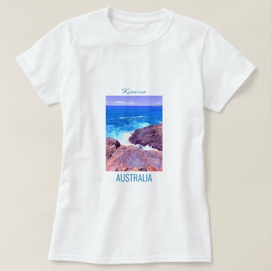 Kiama South Coast NSW Australië T-shirt (Design voorkant)