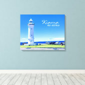 Kiama vuurtoren NSW Australië Canvas Afdruk (Insitu (Houten vloer))