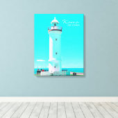 Kiama vuurtoren NSW Australië Canvas Afdruk (Insitu (Houten vloer))