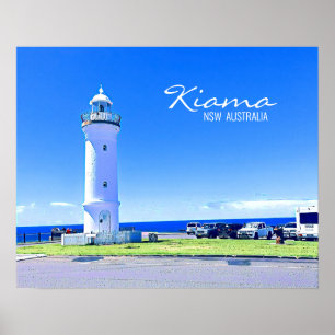 Kiama vuurtoren NSW Australië Poster