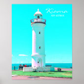 Kiama vuurtoren NSW Australië Poster (Voorkant)
