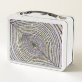 Kian | Abstracte handgetekende kunst lunchboxen (Achterkant)