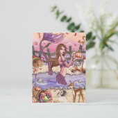 Kiandra - Thanksgiving Zeemeermin Briefkaart (Staand voorkant)