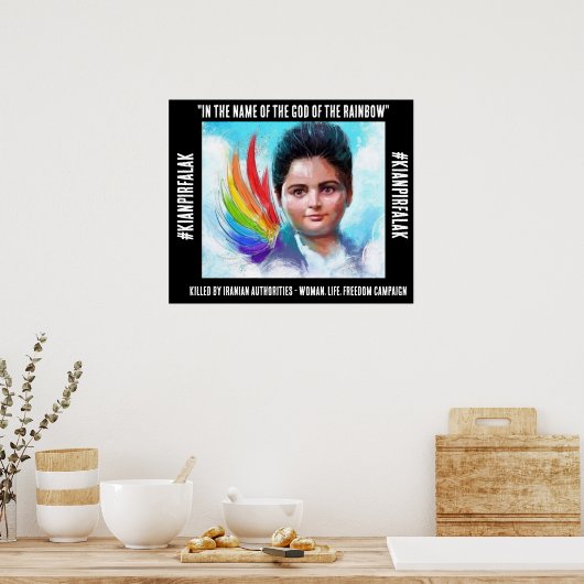 #Kianpirfalak protestactie poster (Keuken)