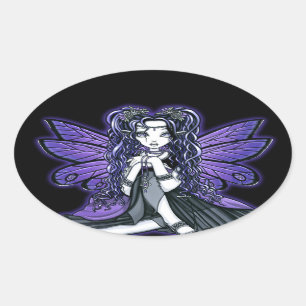 "Kiara" Gotische Vlinder Fairy Prinses Stickers