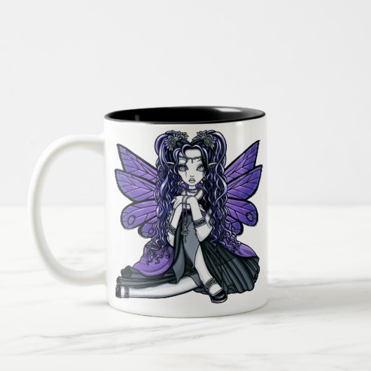 "Kiara" Paarse Gothic Butterfly Fairy Princess Mok (Links)