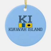 Kiawah Island Keramisch Ornament (Voorkant)