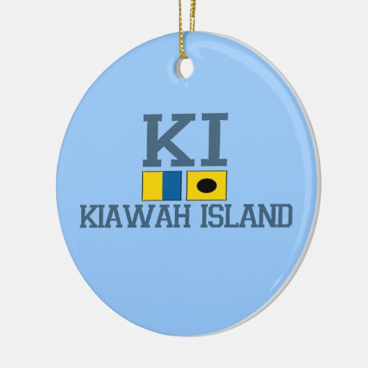 Kiawah Island Keramisch Ornament (Links)