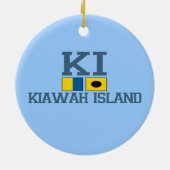 Kiawah Island Keramisch Ornament (Achterkant)