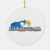 Kiawah Island Keramisch Ornament (Achterkant)