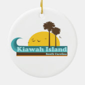 Kiawah Island Keramisch Ornament (Achterkant)
