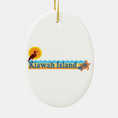 Kiawah Island Keramisch Ornament (Achterkant)