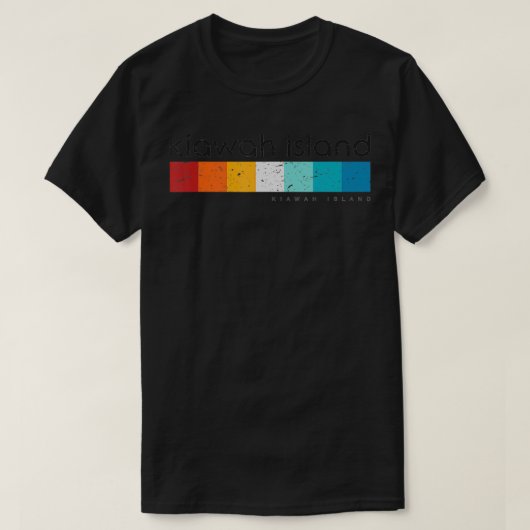 Kiawah Island Retro ontwerp T-shirt (Design voorkant)