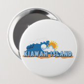 Kiawah Island Ronde Button 4,0 Cm (Voorkant /achterkant)
