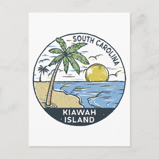 Kiawah Island South Carolina  Briefkaart (Voorkant)