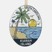 Kiawah Island South Carolina  Keramisch Ornament (Rechts)