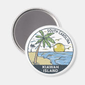 Kiawah Island South Carolina  Magneet (Voorkant / Achterkant)