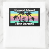 Kiawah Island South Carolina Rechthoekige Sticker (Tas)