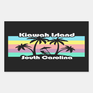 Kiawah Island South Carolina Rechthoekige Sticker