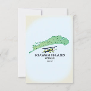 Kiawah Island South Carolina USA kaart