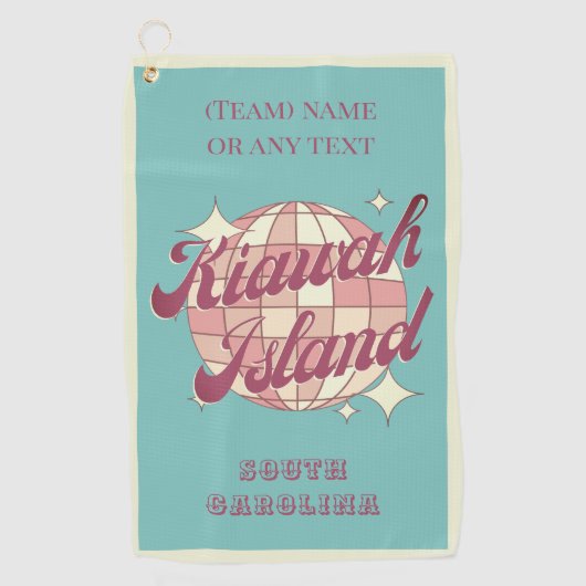 Kiawah Island South Carolina Verenigde Staten golf Golfhanddoek (Voorkant)