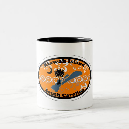 Kiawah Island Tweekleurige Koffiemok (Center)