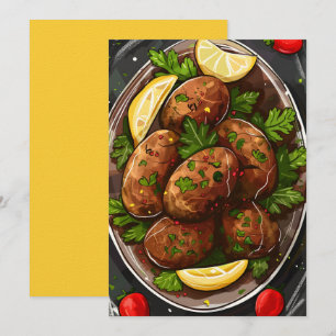Kibbeh Mediterraans Delight Arabisch كب ة Kaart
