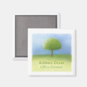 Kibbutz Gezer Olive Groves Magneet (Voorkant / Achterkant)