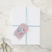 KIBeren op Polka Dots Cute Bedankt Cadeaulabel (Met Touw)