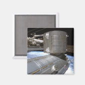 Kibo Japans - onder druk staande module 2 Magneet (Voorkant / Achterkant)