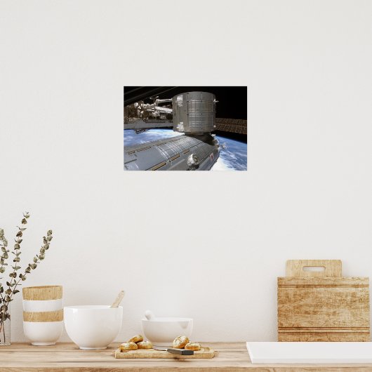 Kibo Japans - onder druk staande module 2 Poster (Keuken)